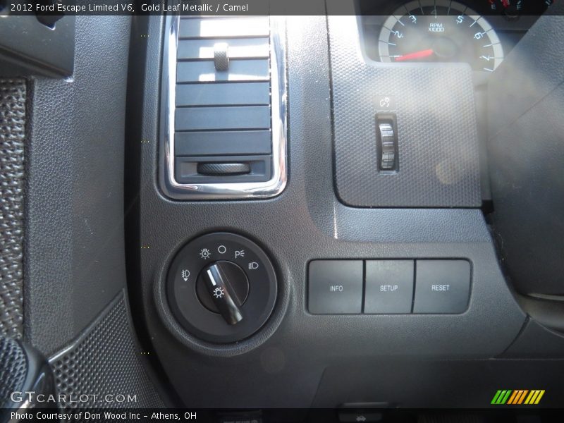 Gold Leaf Metallic / Camel 2012 Ford Escape Limited V6