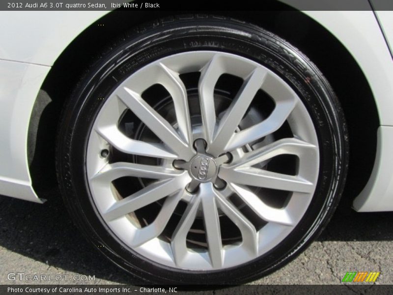 Ibis White / Black 2012 Audi A6 3.0T quattro Sedan