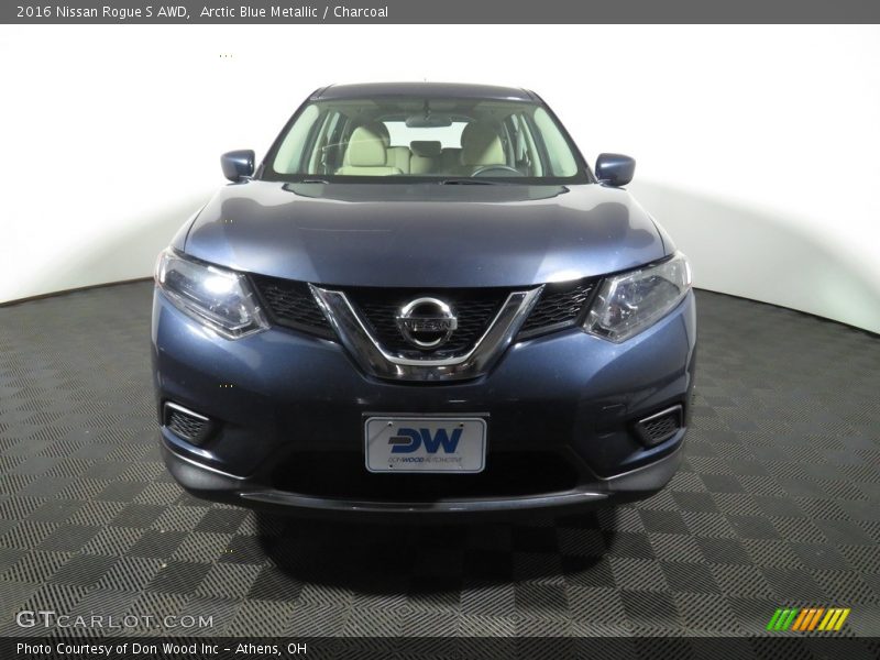 Arctic Blue Metallic / Charcoal 2016 Nissan Rogue S AWD