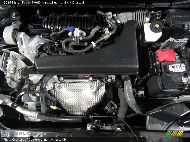 Arctic Blue Metallic / Charcoal 2016 Nissan Rogue S AWD