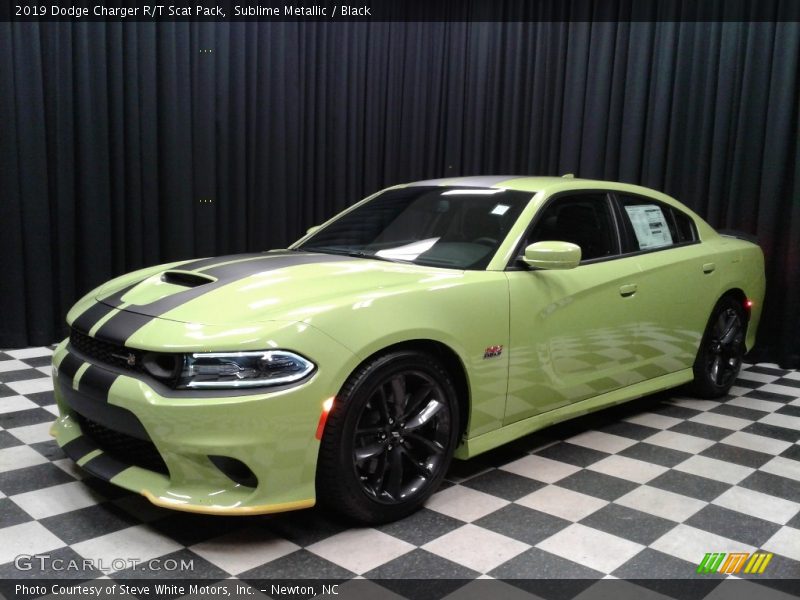 Sublime Metallic / Black 2019 Dodge Charger R/T Scat Pack
