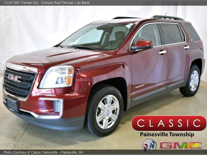 Crimson Red Tintcoat / Jet Black 2016 GMC Terrain SLE