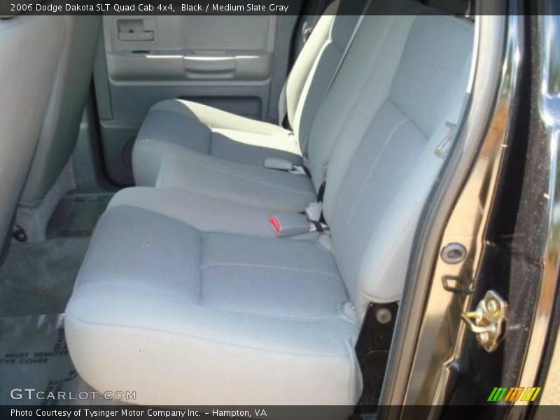 Black / Medium Slate Gray 2006 Dodge Dakota SLT Quad Cab 4x4