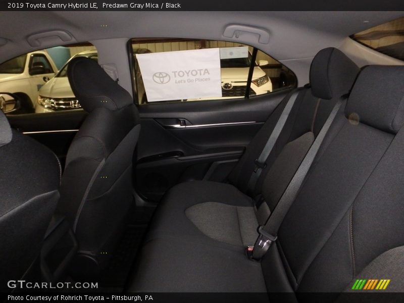Predawn Gray Mica / Black 2019 Toyota Camry Hybrid LE