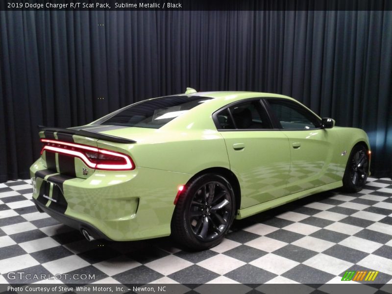 Sublime Metallic / Black 2019 Dodge Charger R/T Scat Pack