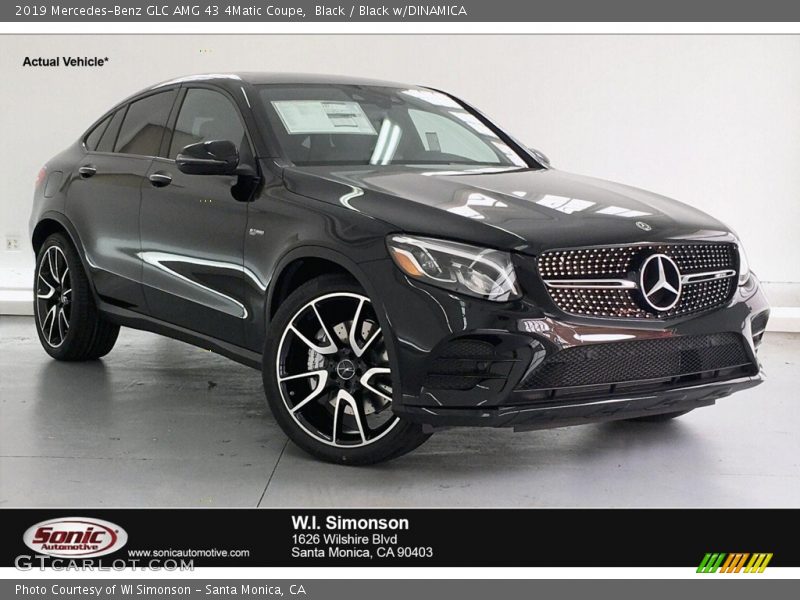 Black / Black w/DINAMICA 2019 Mercedes-Benz GLC AMG 43 4Matic Coupe