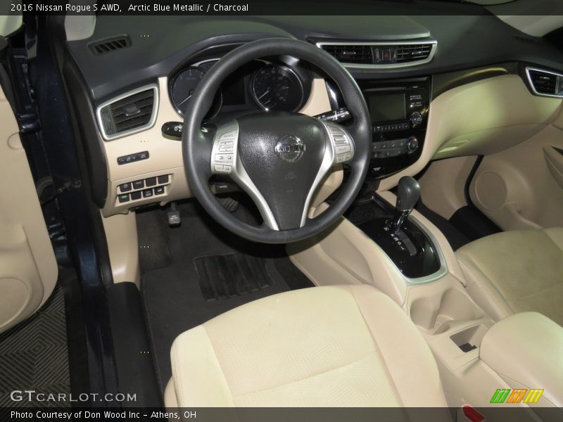 Arctic Blue Metallic / Charcoal 2016 Nissan Rogue S AWD