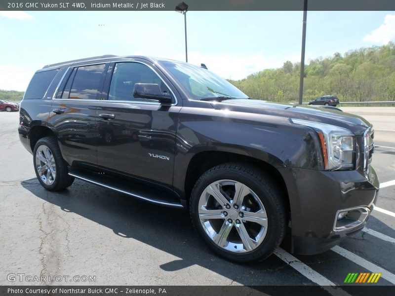 Iridium Metallic / Jet Black 2016 GMC Yukon SLT 4WD