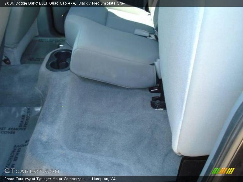Black / Medium Slate Gray 2006 Dodge Dakota SLT Quad Cab 4x4