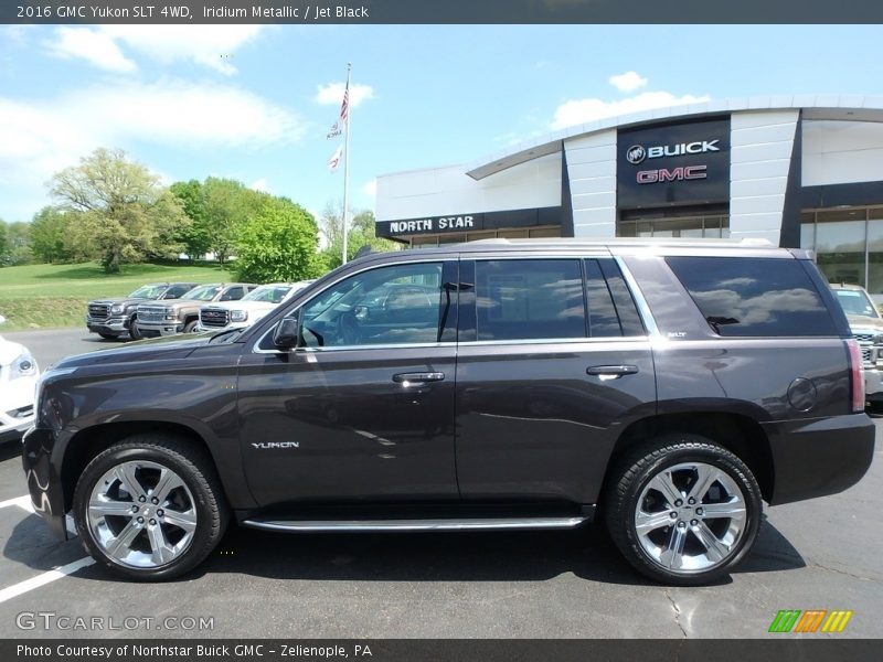 Iridium Metallic / Jet Black 2016 GMC Yukon SLT 4WD