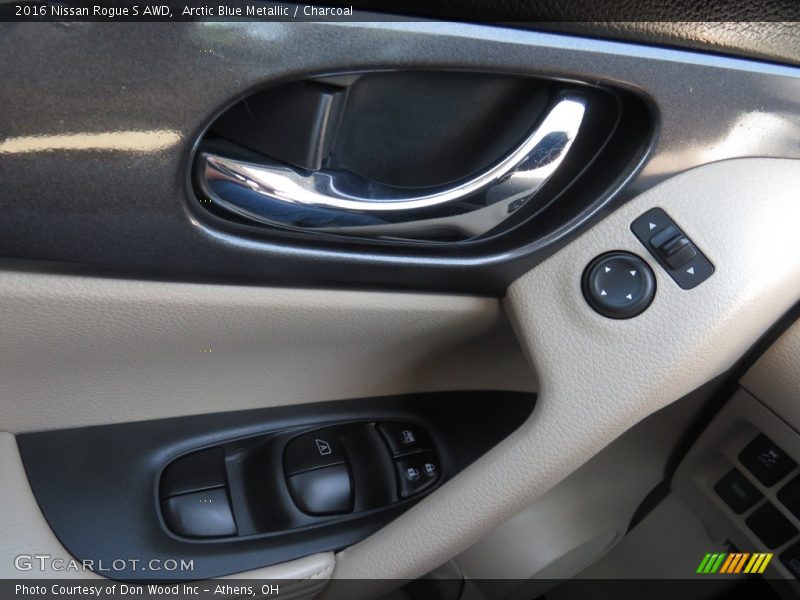 Arctic Blue Metallic / Charcoal 2016 Nissan Rogue S AWD