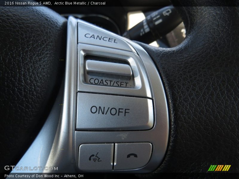 Arctic Blue Metallic / Charcoal 2016 Nissan Rogue S AWD