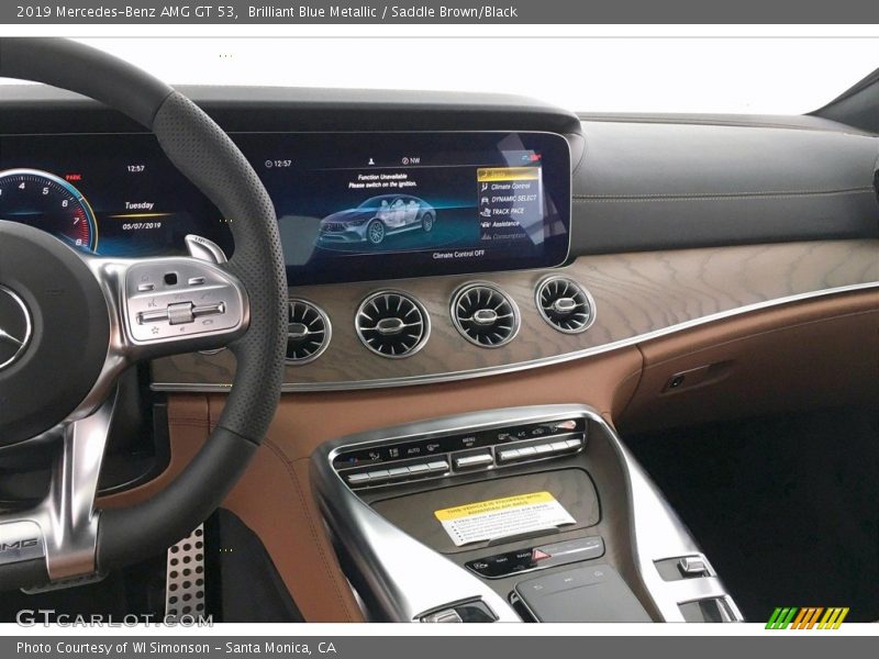 Dashboard of 2019 AMG GT 53