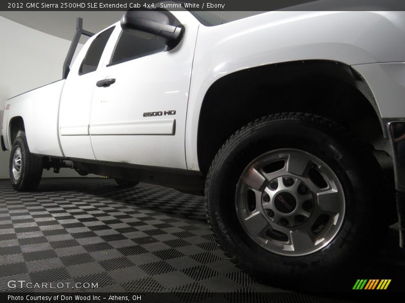 Summit White / Ebony 2012 GMC Sierra 2500HD SLE Extended Cab 4x4