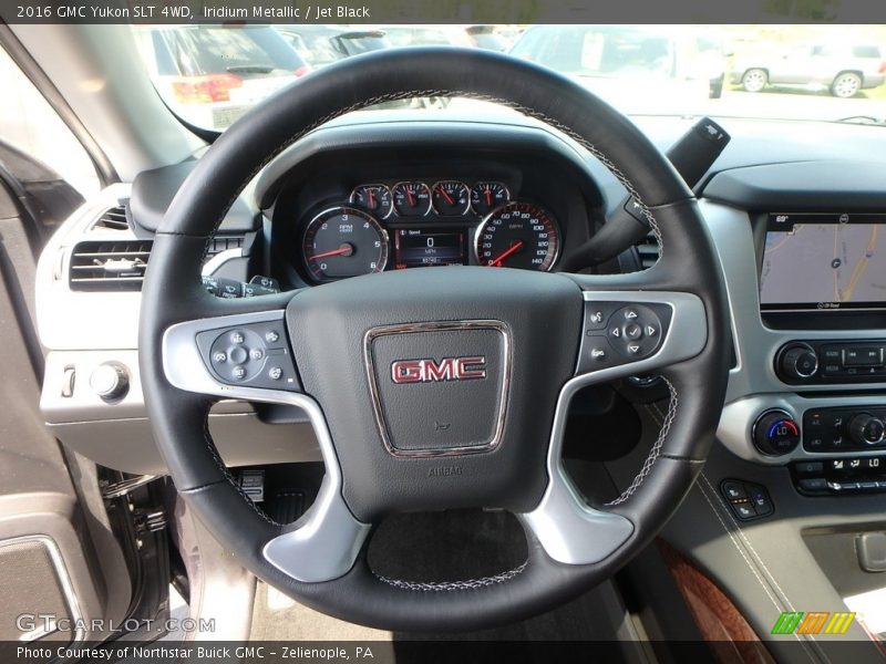 Iridium Metallic / Jet Black 2016 GMC Yukon SLT 4WD