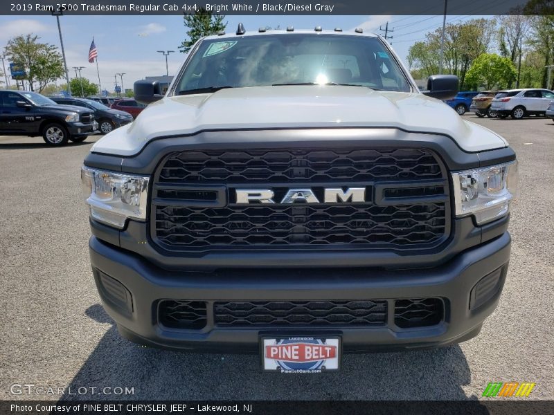 Bright White / Black/Diesel Gray 2019 Ram 2500 Tradesman Regular Cab 4x4
