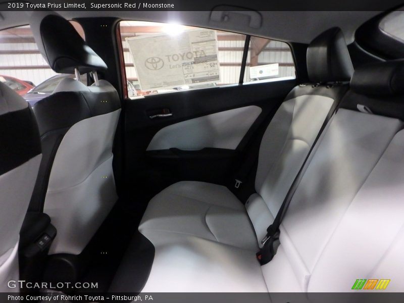 Supersonic Red / Moonstone 2019 Toyota Prius Limited