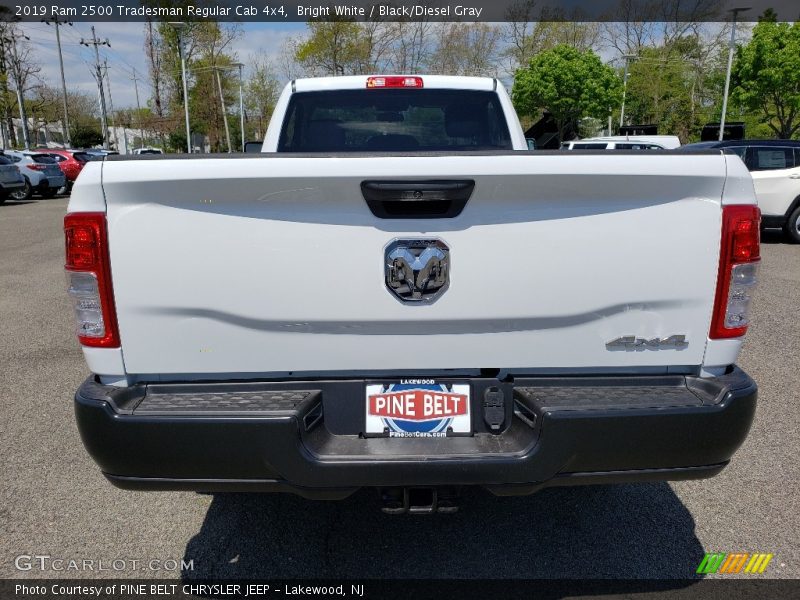 Bright White / Black/Diesel Gray 2019 Ram 2500 Tradesman Regular Cab 4x4