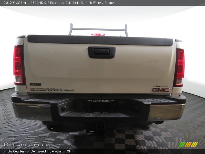 Summit White / Ebony 2012 GMC Sierra 2500HD SLE Extended Cab 4x4
