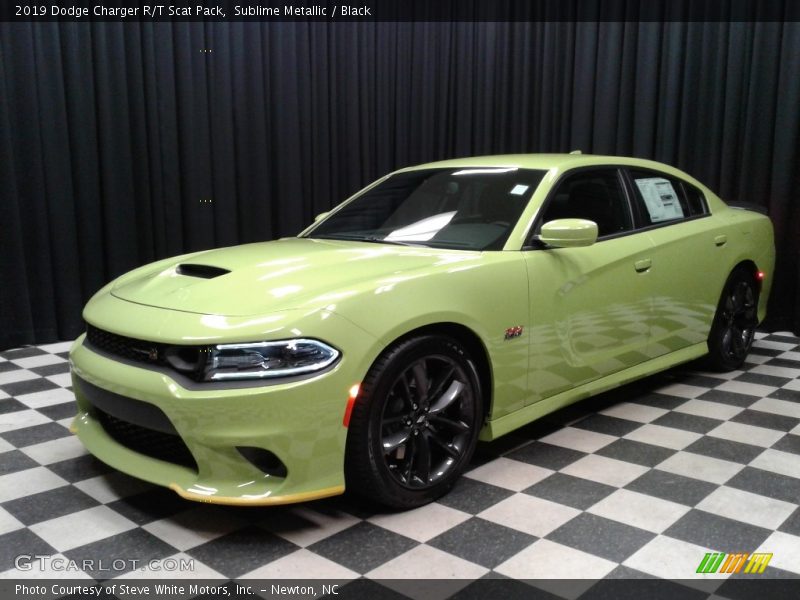 Sublime Metallic / Black 2019 Dodge Charger R/T Scat Pack