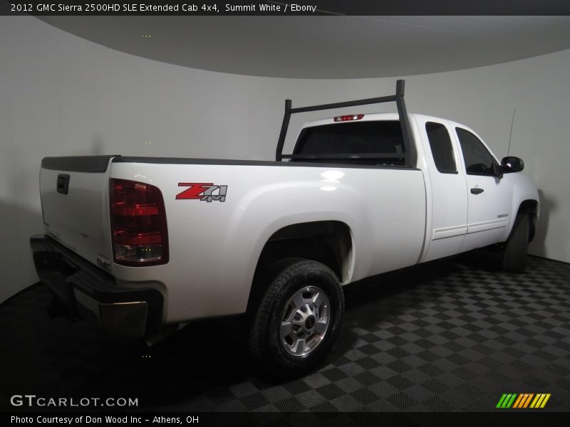 Summit White / Ebony 2012 GMC Sierra 2500HD SLE Extended Cab 4x4