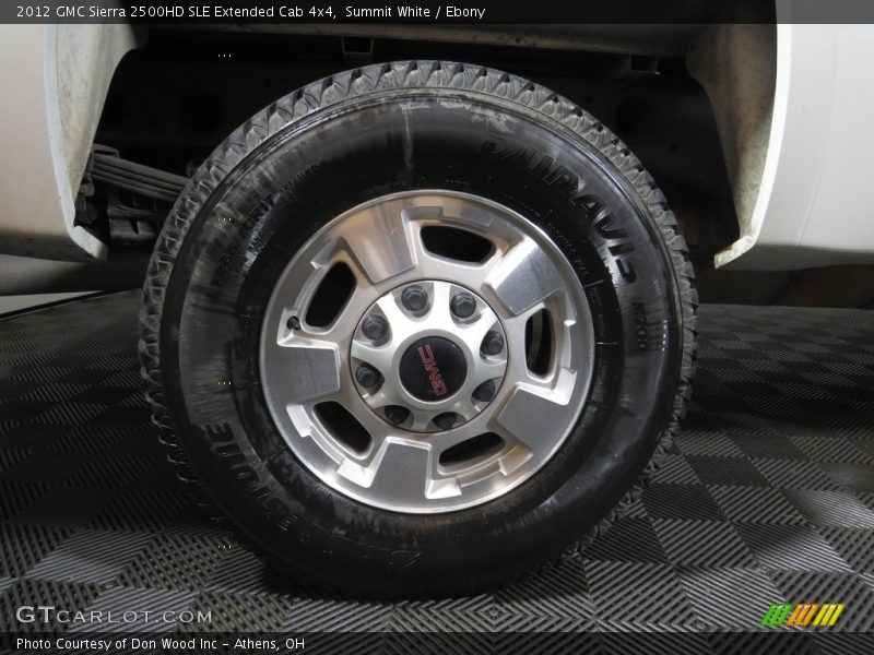 Summit White / Ebony 2012 GMC Sierra 2500HD SLE Extended Cab 4x4