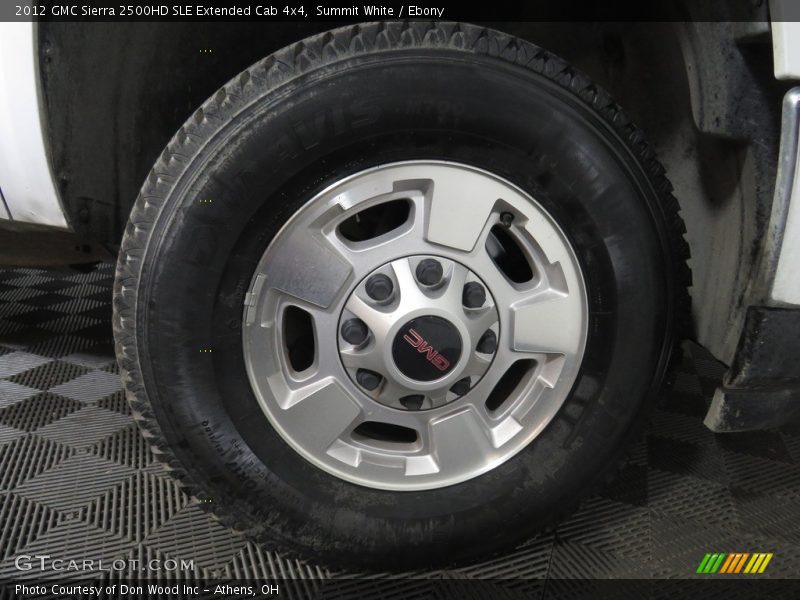 Summit White / Ebony 2012 GMC Sierra 2500HD SLE Extended Cab 4x4