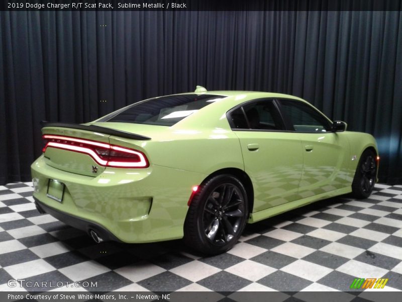 Sublime Metallic / Black 2019 Dodge Charger R/T Scat Pack