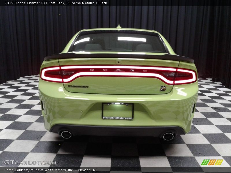 Sublime Metallic / Black 2019 Dodge Charger R/T Scat Pack