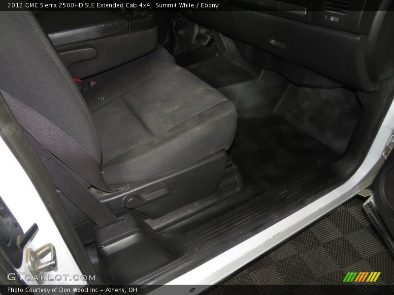Summit White / Ebony 2012 GMC Sierra 2500HD SLE Extended Cab 4x4