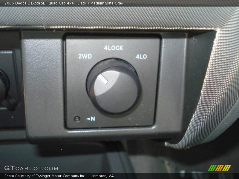 Black / Medium Slate Gray 2006 Dodge Dakota SLT Quad Cab 4x4