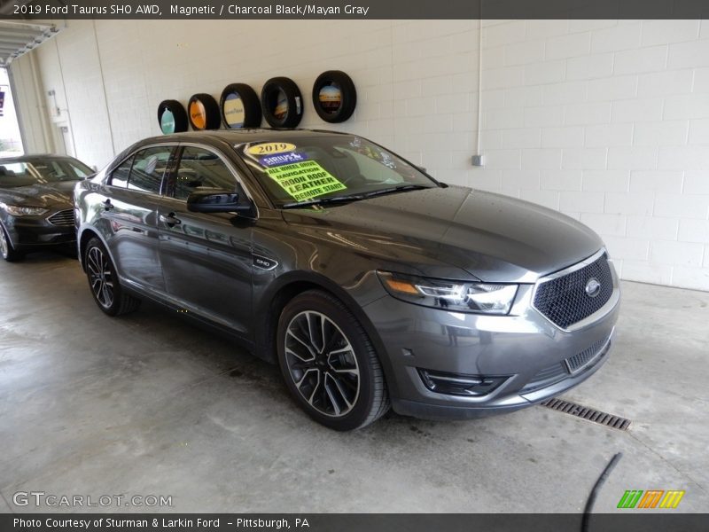 Magnetic / Charcoal Black/Mayan Gray 2019 Ford Taurus SHO AWD