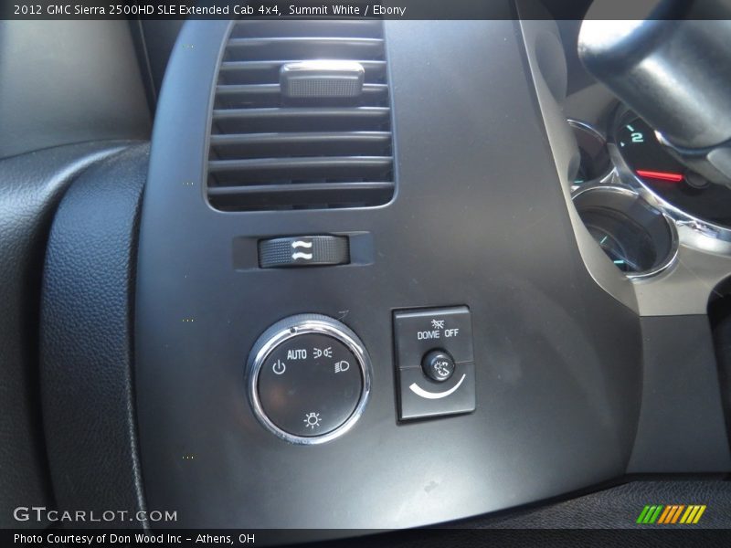Summit White / Ebony 2012 GMC Sierra 2500HD SLE Extended Cab 4x4