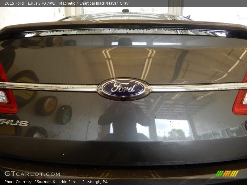 Magnetic / Charcoal Black/Mayan Gray 2019 Ford Taurus SHO AWD