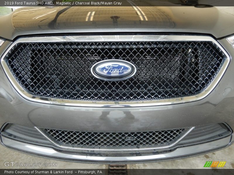 Magnetic / Charcoal Black/Mayan Gray 2019 Ford Taurus SHO AWD