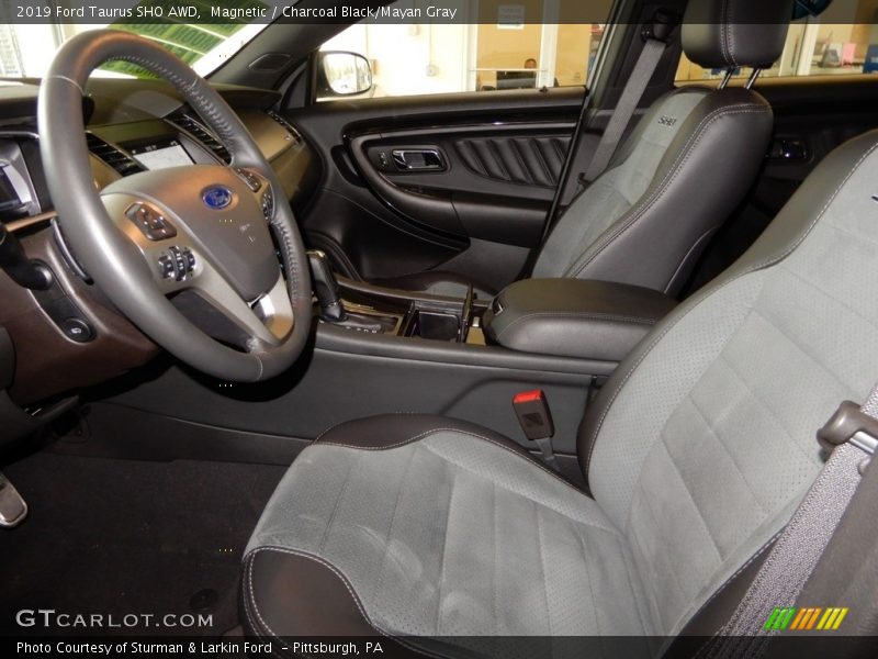  2019 Taurus SHO AWD Charcoal Black/Mayan Gray Interior