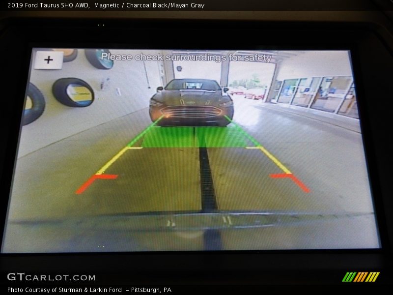 Magnetic / Charcoal Black/Mayan Gray 2019 Ford Taurus SHO AWD