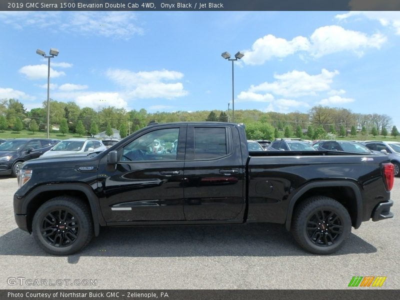 Onyx Black / Jet Black 2019 GMC Sierra 1500 Elevation Double Cab 4WD