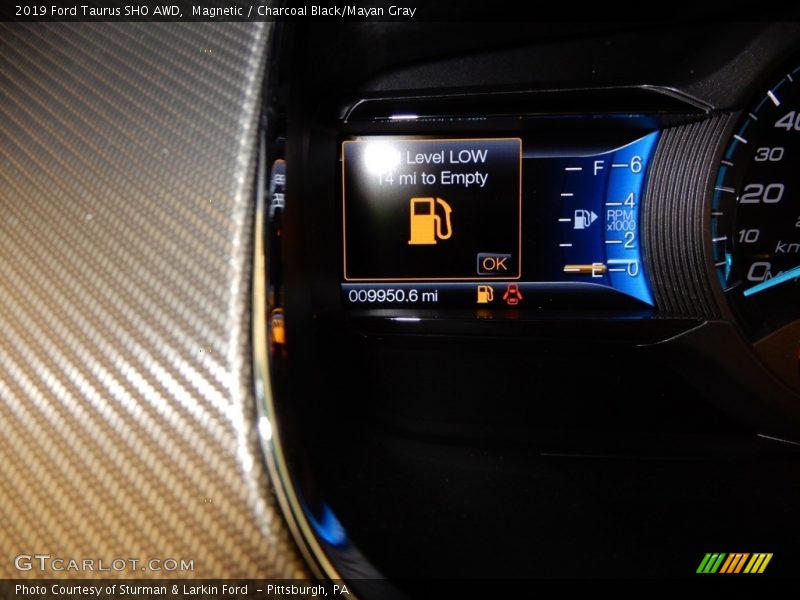 Magnetic / Charcoal Black/Mayan Gray 2019 Ford Taurus SHO AWD