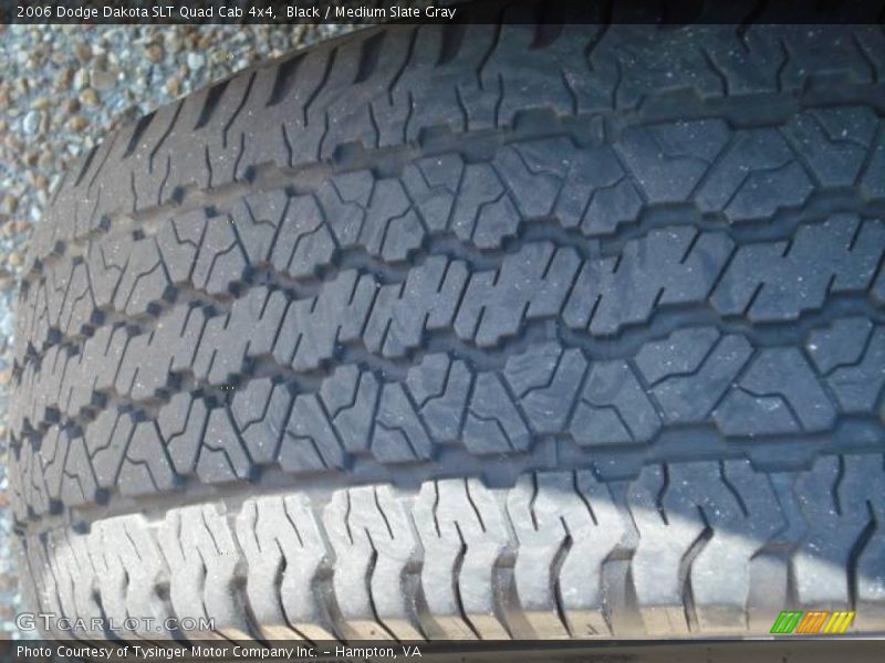 Black / Medium Slate Gray 2006 Dodge Dakota SLT Quad Cab 4x4