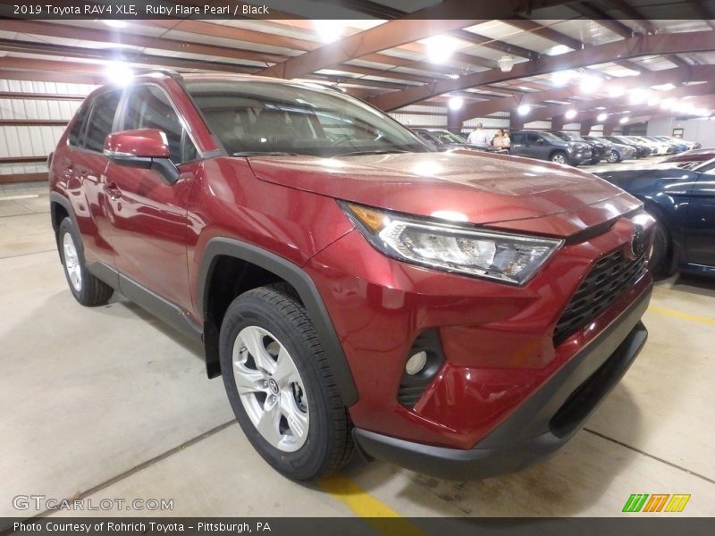 Ruby Flare Pearl / Black 2019 Toyota RAV4 XLE