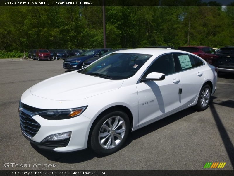 Summit White / Jet Black 2019 Chevrolet Malibu LT