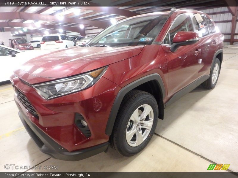 Ruby Flare Pearl / Black 2019 Toyota RAV4 XLE