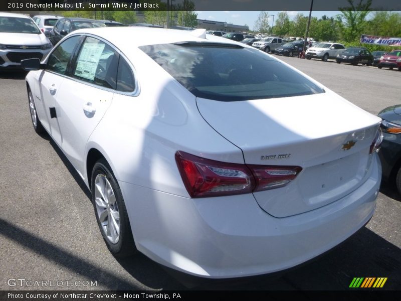 Summit White / Jet Black 2019 Chevrolet Malibu LT