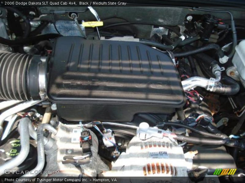 Black / Medium Slate Gray 2006 Dodge Dakota SLT Quad Cab 4x4