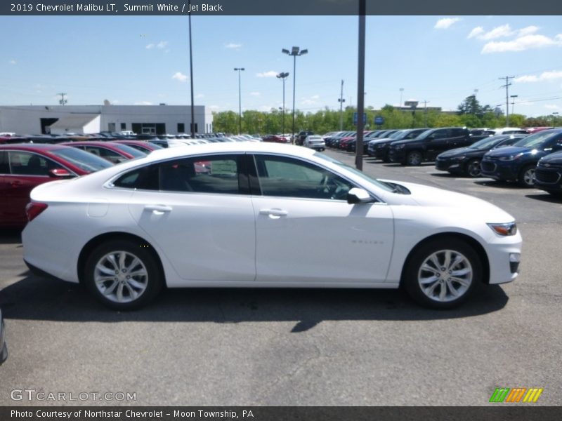 Summit White / Jet Black 2019 Chevrolet Malibu LT