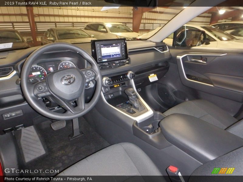 Ruby Flare Pearl / Black 2019 Toyota RAV4 XLE