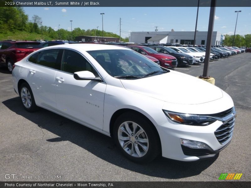 Summit White / Jet Black 2019 Chevrolet Malibu LT