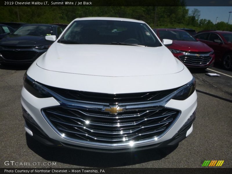 Summit White / Jet Black 2019 Chevrolet Malibu LT