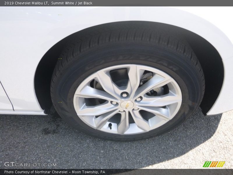 Summit White / Jet Black 2019 Chevrolet Malibu LT